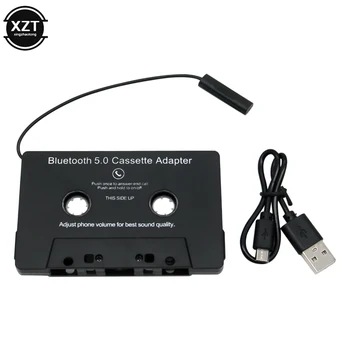 Универсальный конвертер Bluetooth 5.0 Автомобильный магнитофон Автомобильный MP3/SBC/стерео Bluetooth Аудиокассетный плеер Адаптер AUX