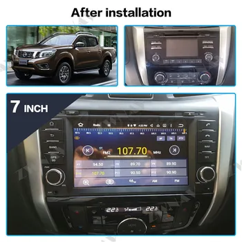 Для NISSAN NP300 Navara 2014 + Автомобильный радиоплеер Android 10 64 ГБ GPS Навигация Мультимедийный плеер Радио