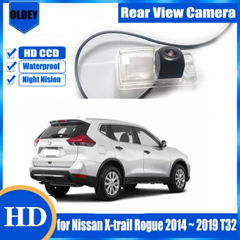 Камера заднего вида для Nissan X-trail Rogue 2014 ~ 2019 T32, резервная парковочная камера заднего вида, камера освещения номерного знака